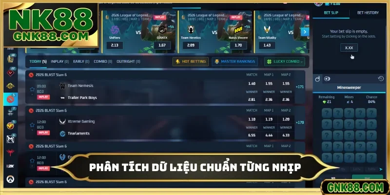 Phân tích dữ liệu chuẩn từng nhịp